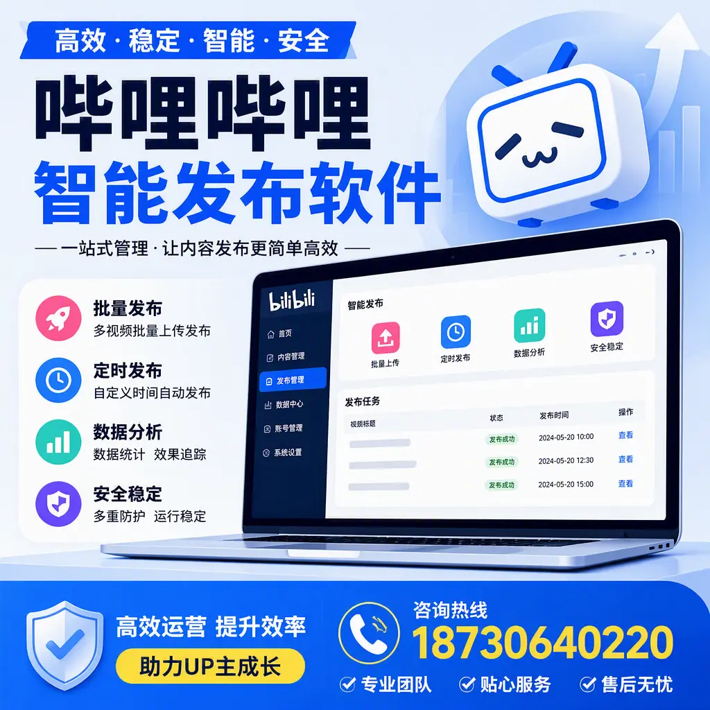 哔哩哔哩智能发布软件的性能测试与评估：呼和浩特 用户指南