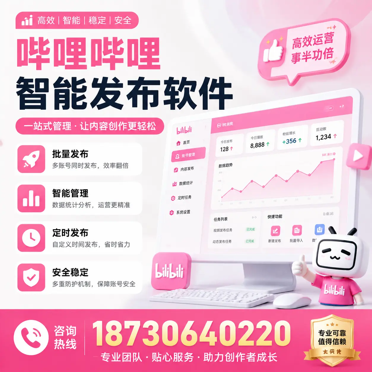 如何评估哔哩哔哩智能发布软件的ROI？呼和浩特 企业必读