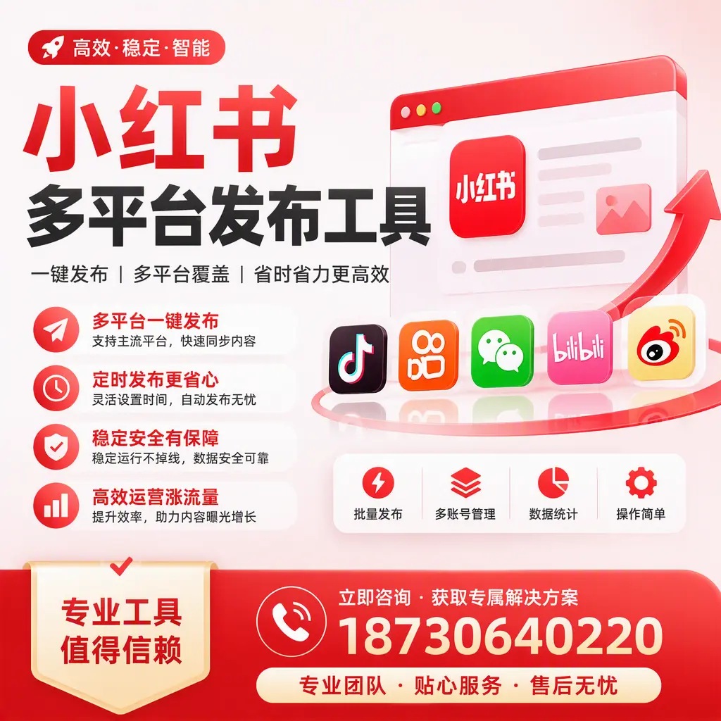 在 呼和浩特 小红书多平台发布工具的市场前景分析